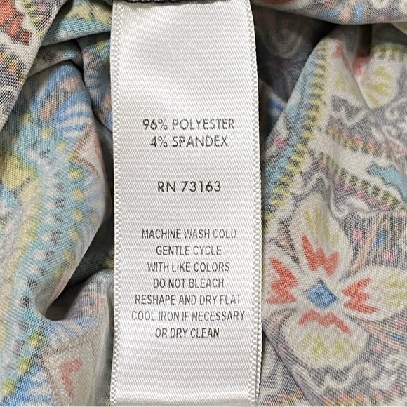 Spense Boho Mandala Floral Dress Medium Retro Vibrant Print Pockets - Picture 4 of 5